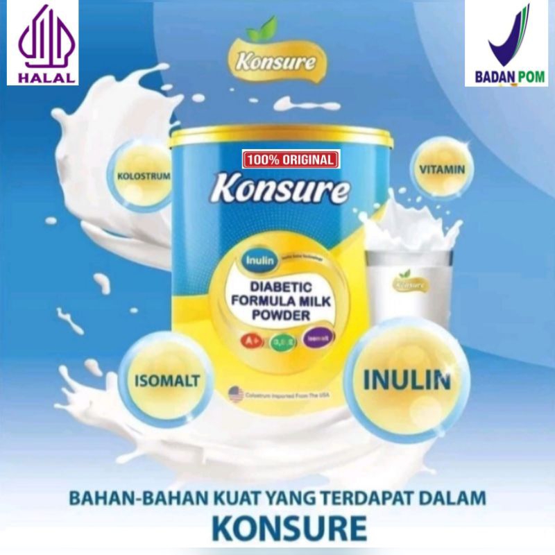

Susu Konsure Susu Diabetes Import Usa Original Asli