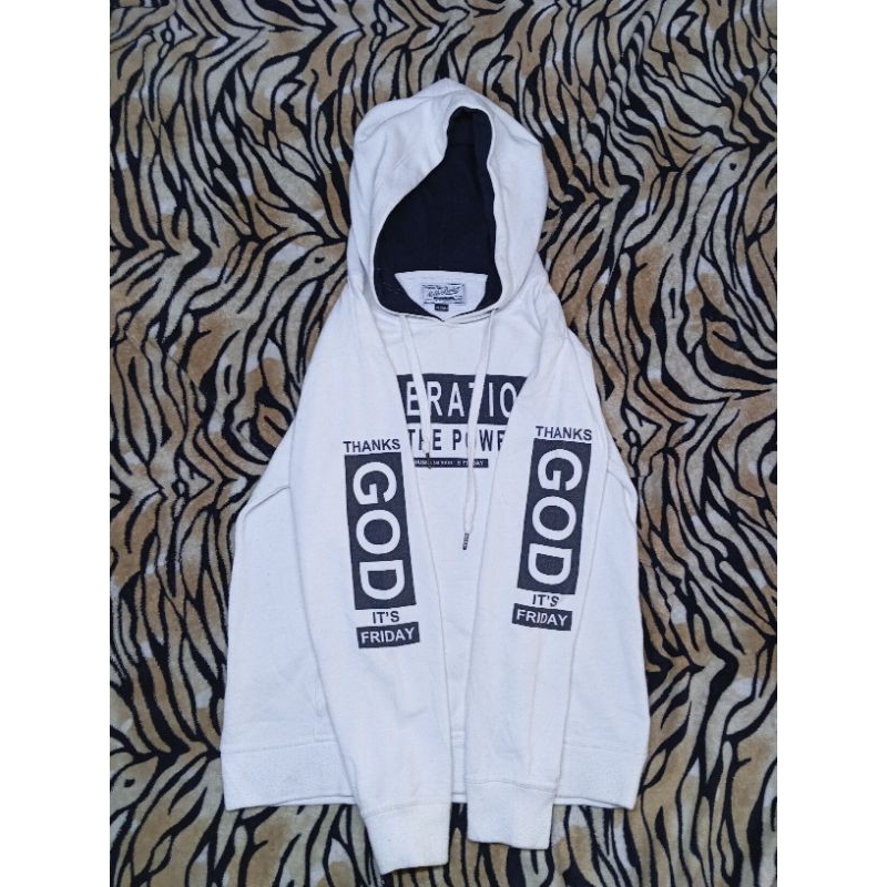 Hoodie liberation thanks god putih