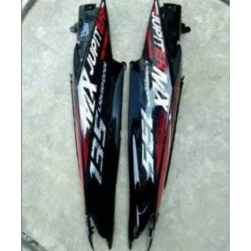 #cover body#belakang, samping#mx new#yamaha jupiter mx new warna  hitam +stripping