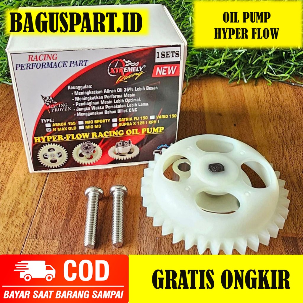 POMPA OLI (OIL PUMP) HYPER FLOW NMAX OLD XTREME RACING