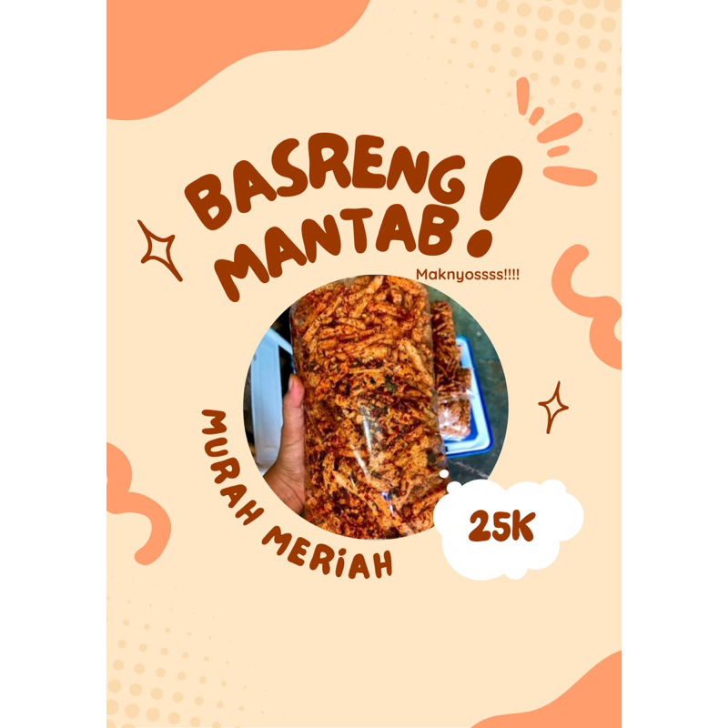 

cemilan/basreng ajiibb/baksodaun jeruk pedas