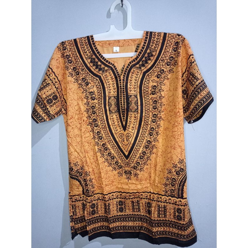 KAOS ETNIK TERLARIS BARONG JOGJA MALIOBORO BOHEMIAN  DASHIKI PUTIH | KAOS RYON | KAOS MOTIF UJE| KAO