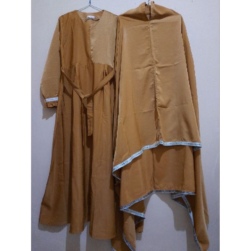 set gamis syar'i (preloved)
