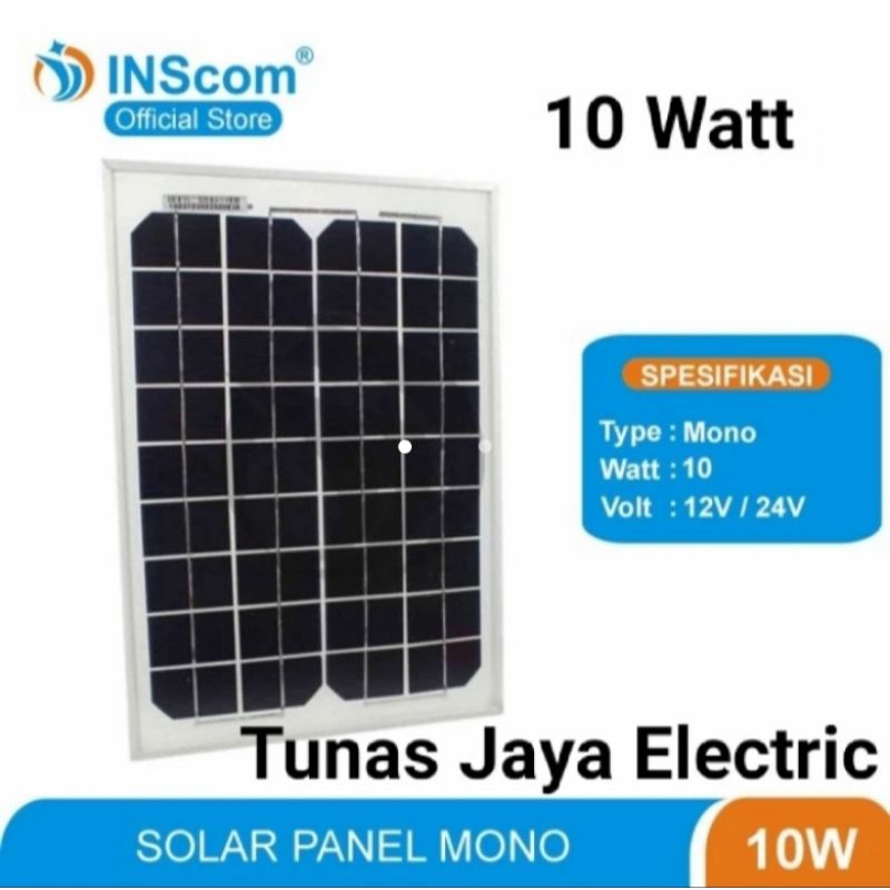 Solar Panel / Panel Surya / Solar Cell 10WP MONO INSCOM