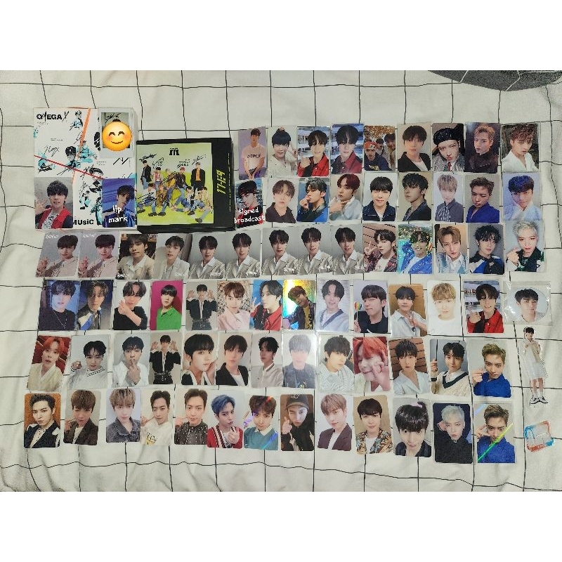 [Ready Stock] Omega X Shin yechan photocard hwichan jaehan xen taedong signed album signed polaroid 