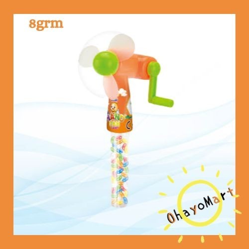 JUQI Happy bee fan candy / Juqi Mainan kipas unik isi permen 8grm