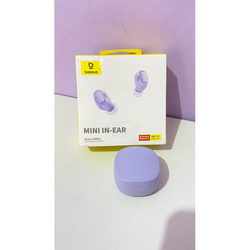 PRELOVED BASEUS  BOWIE WM01 BARU D PAKE 2kali FREE PELINDUNG AIRPODS CASE