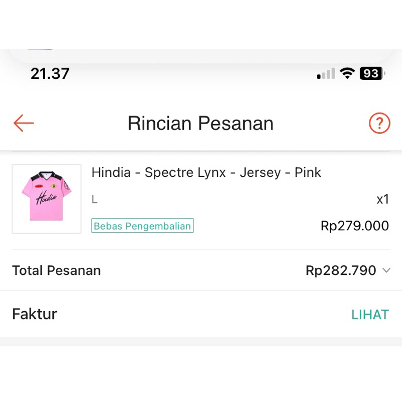 JERSEY HINDIA - PINK