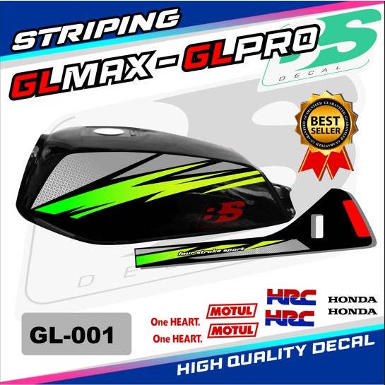 Sticker Striping Vinyl List Variasi Gl Pro Gl Max Striping Motor Honda Gl Pro Gl Max