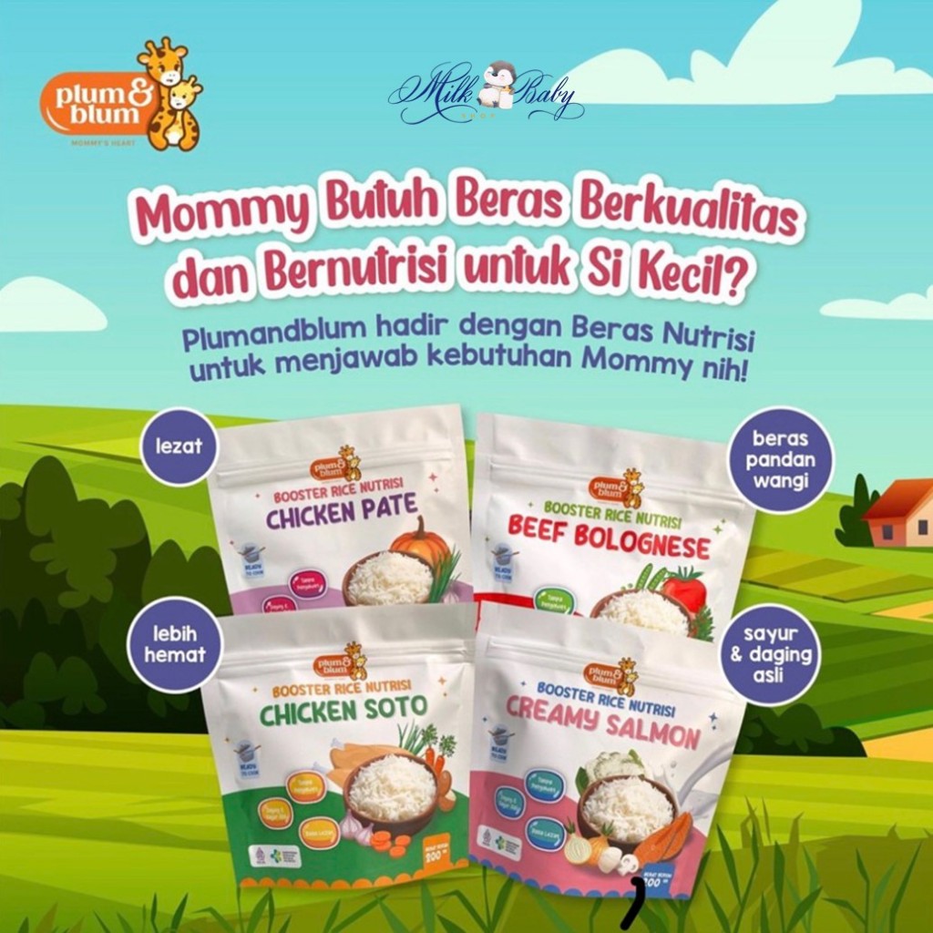 

Plum And Blum Booster Rice Nutrisi