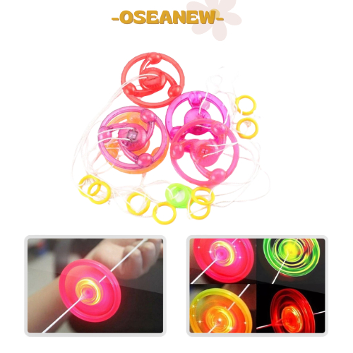 -PROMO- GASING TARIK MAINAN JADUL ANAK / GASING PLASTIK TARIK BISA NYALA / Mainan Tradisionak Anak -