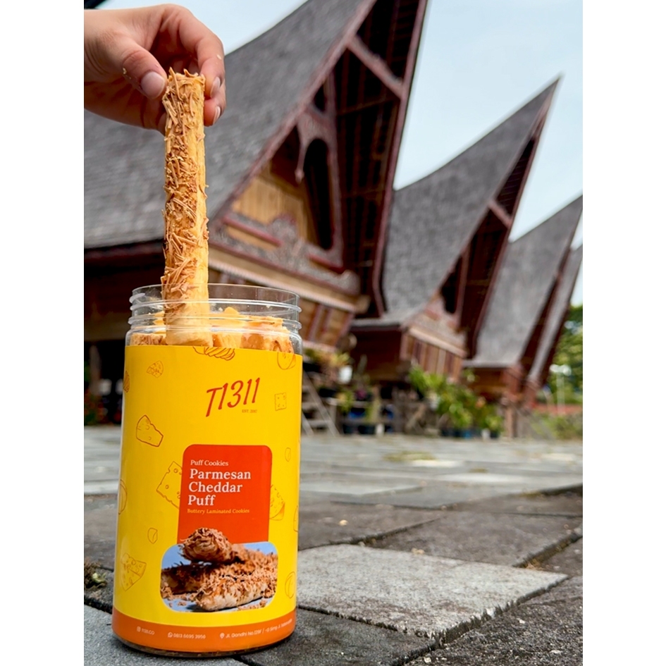

Parmesan cheddar Puff Cookies