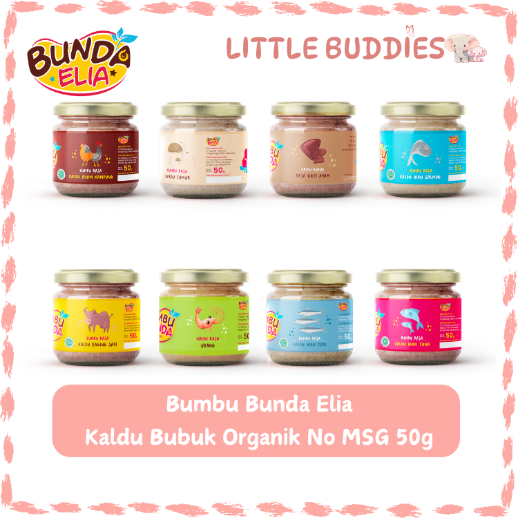 

Bumbu Bunda Elia BPOM Kaldu MPASI 50gr / Kaldu Anak / Kaldu Bayi Non Gula Garam / Kaldu Non MSG / Kaldu Organik/ Kaldu Ayam Kampung Sapi Jamur Hati Ayam Teri Tuna Udang