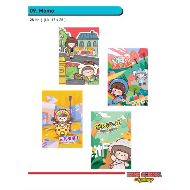 

[10 BUKU] BUKU TULIS BOXY 28 LEMBAR SATUAN | BUKU TULIS PANJANG