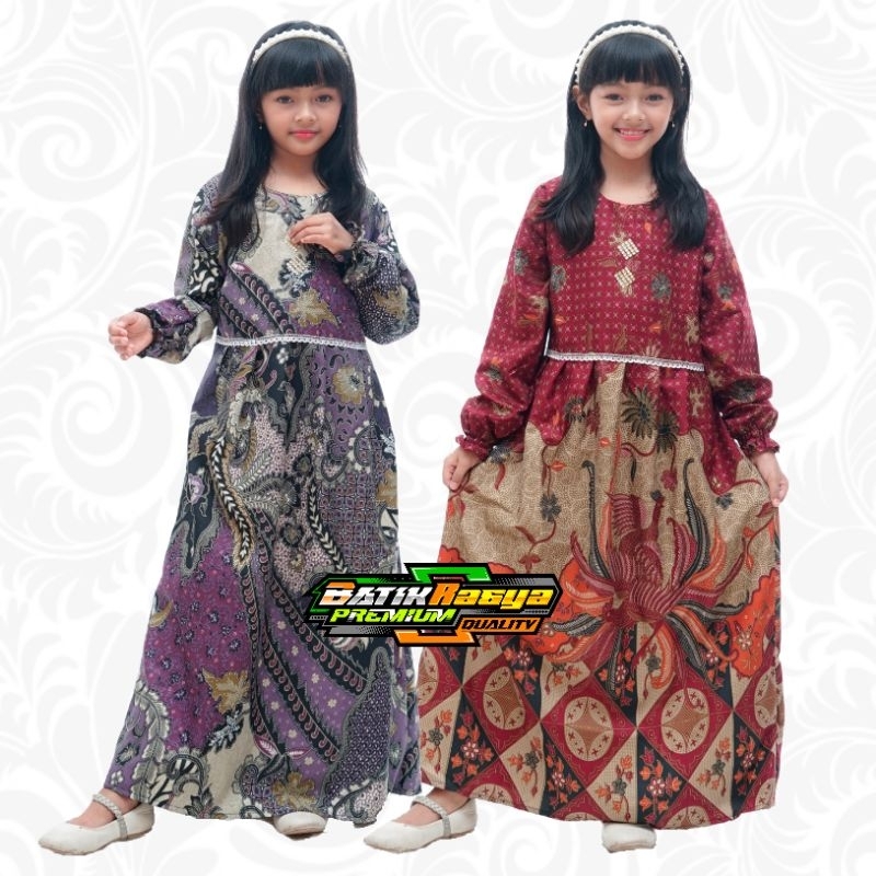 batik_rasya Gamis Anak Syari Kids Model Terbaru