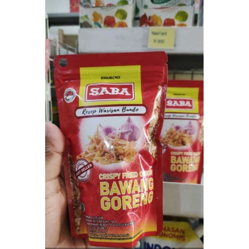 

bawang goreng saba kemasan