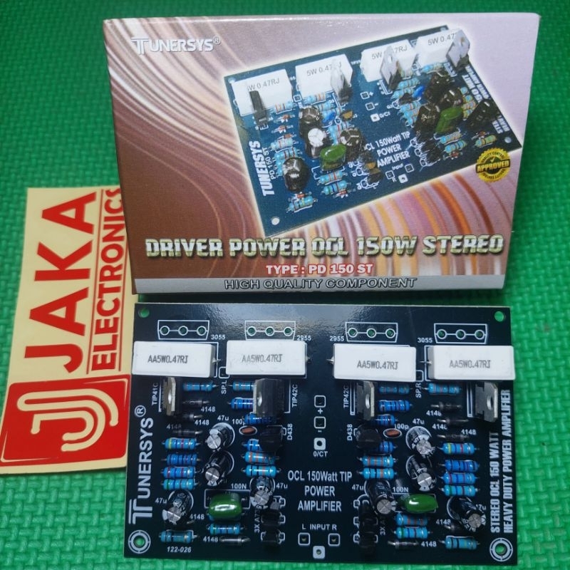 Kit Driver Power OCL Stereo 150w TUNERSYS PD 150 ST