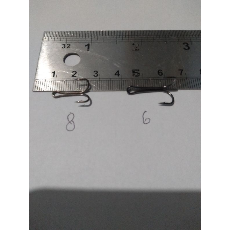 5pcs kail pancing double hook