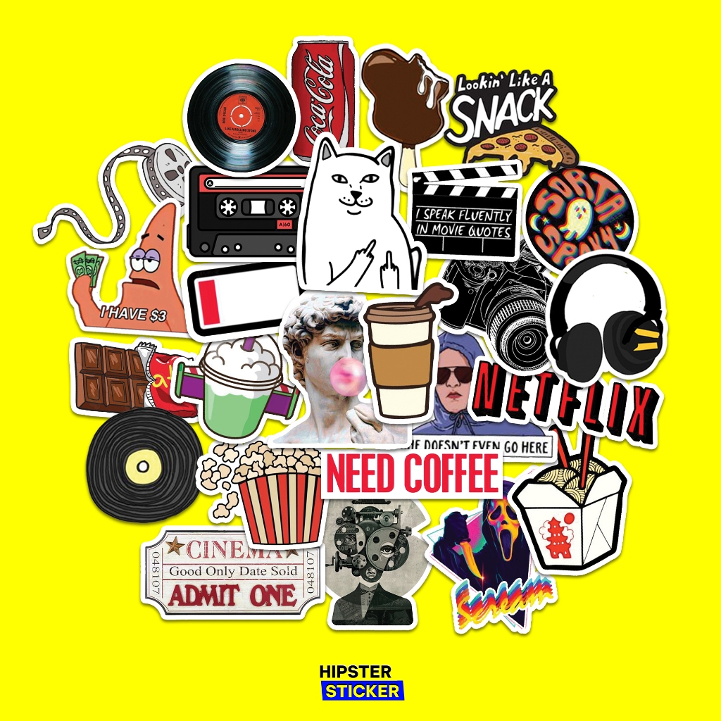 

25pcs THEATRE STICKER PACK | | sticker aesthetic stiker aesthetic stiker laptop stiker hp stiker mobil stiker motor