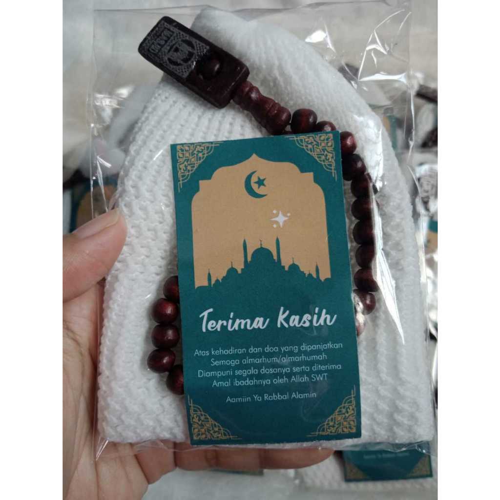 Peci Tasbih Sauvenir Tahlilan / Peci Rajut souvenir tahlilan 1000 / Peci Tasbih souvenir tahlilan or