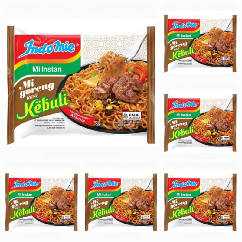 

Indomie Mi Instan Mi Goreng Rasa Kebuli 85 Gr