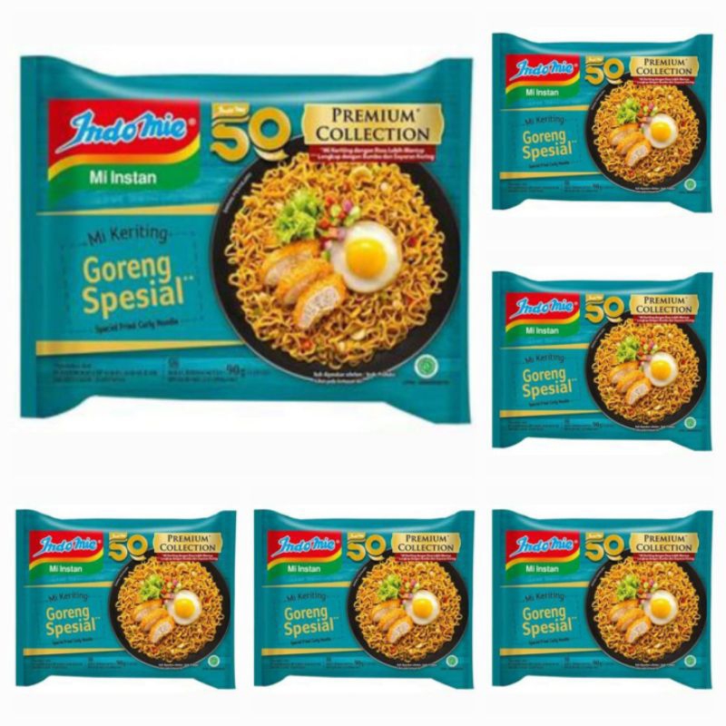 

Indomie Mi Instan Mi Keriting Goreng Spesial 90 Gr