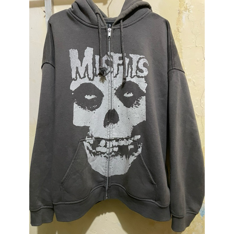 zip hoodie misfits by hnm