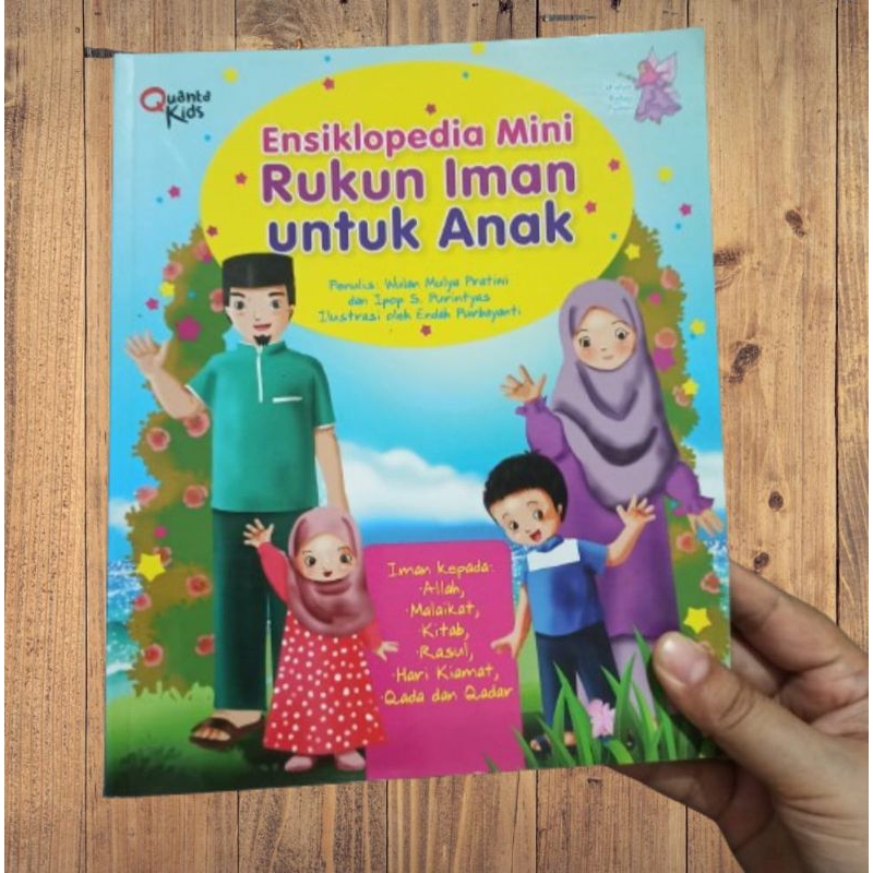 buku anak Rukun Iman Islam Muslim Ensiklopedia Mini Quanta kids