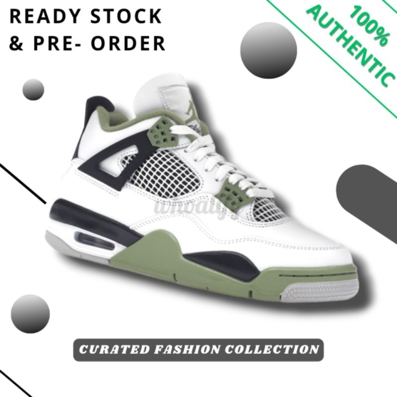 Nike Air Jordan 4 Retro Women Seafoam AQ9129-103 - Original
