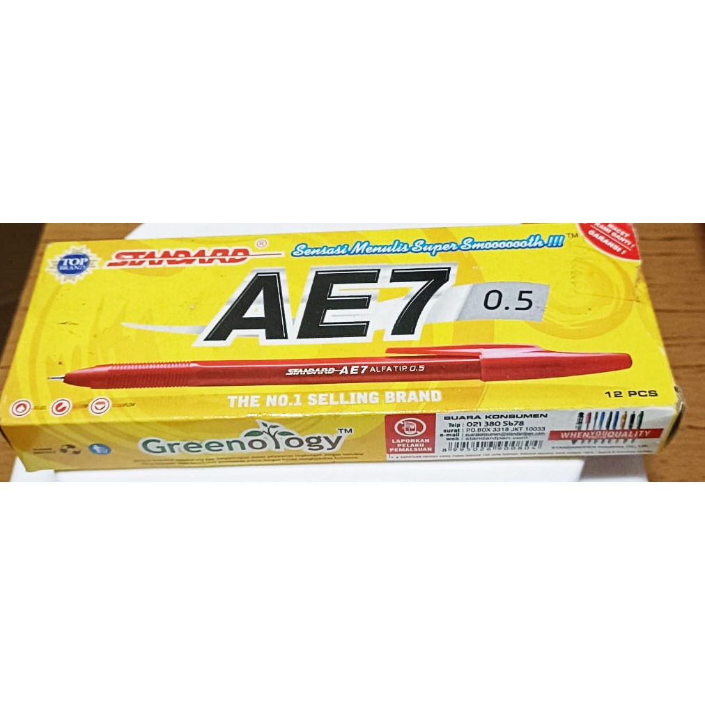 

Pulpen Merah Standard AE7 Fi