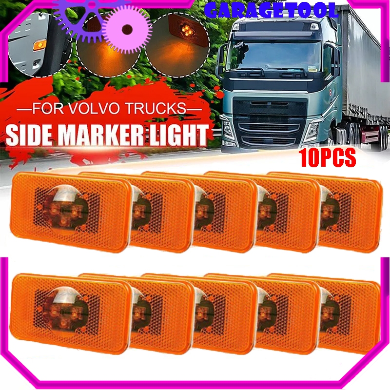 GT| 10pcs Lampu Sein Samping Truk LED lampu variasi truk lampu volvo lampu truk lampu led truklampu 