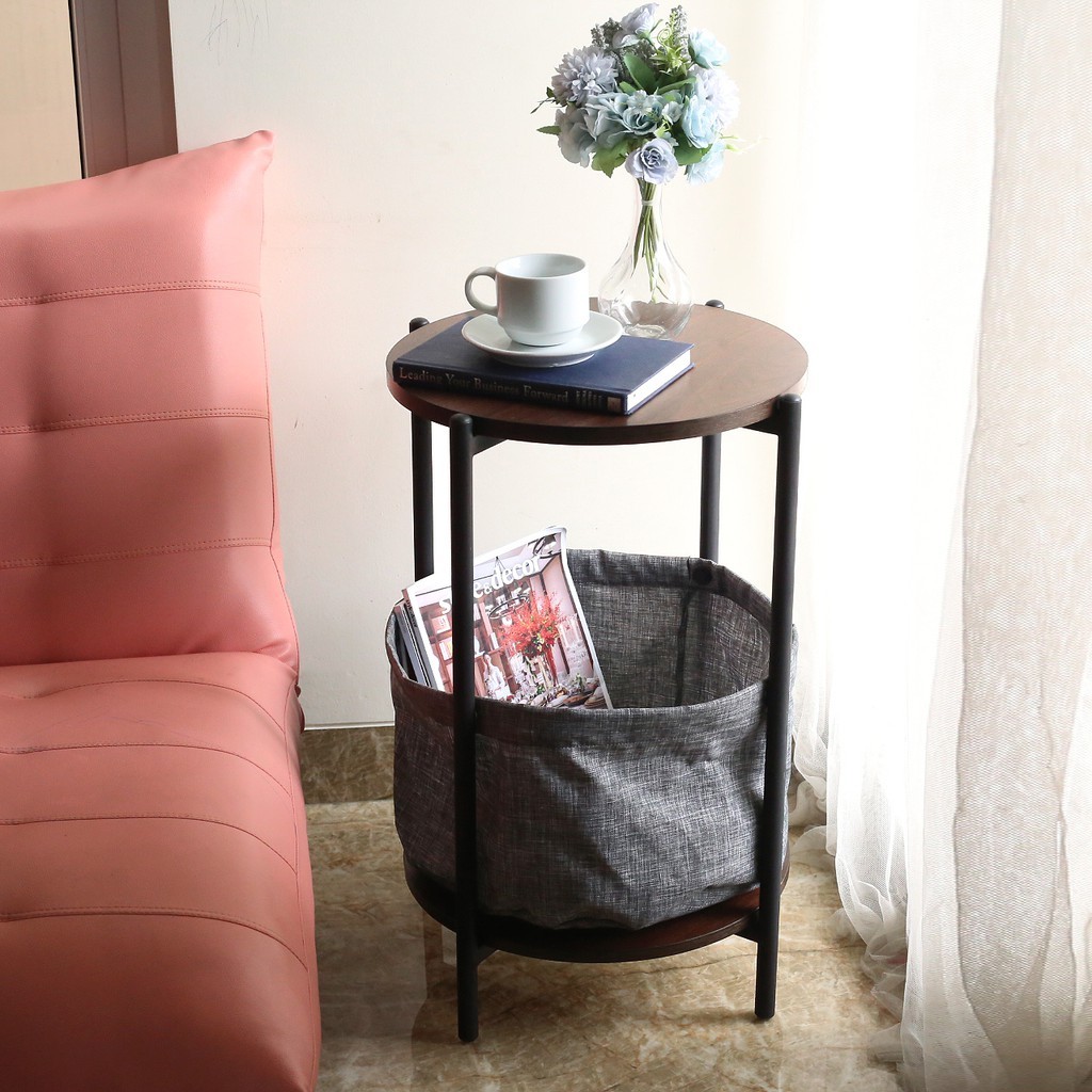 RF - Meja Samping Sudut Minimalis Pojok Sofa Kursi Ruang Tamu Estetik-Bluxtone Side Table