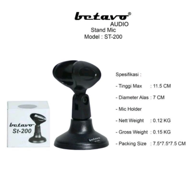 STAND MIC BETAVO ST - 200 STAND MIC MEJA BETAVO ST-200