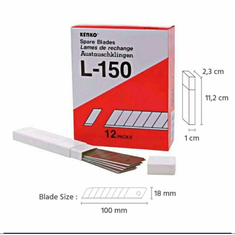 

ISI CUTTER BESAR / REFILL CUTTER KENKO L-150