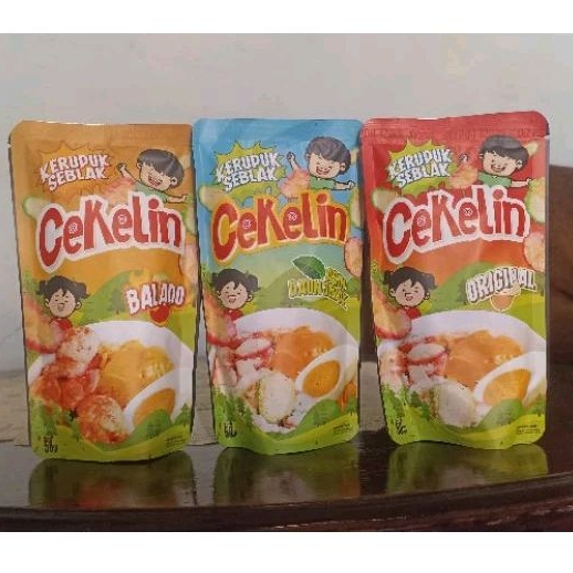 

Cekelin kerupuk seblak & keripik tempe