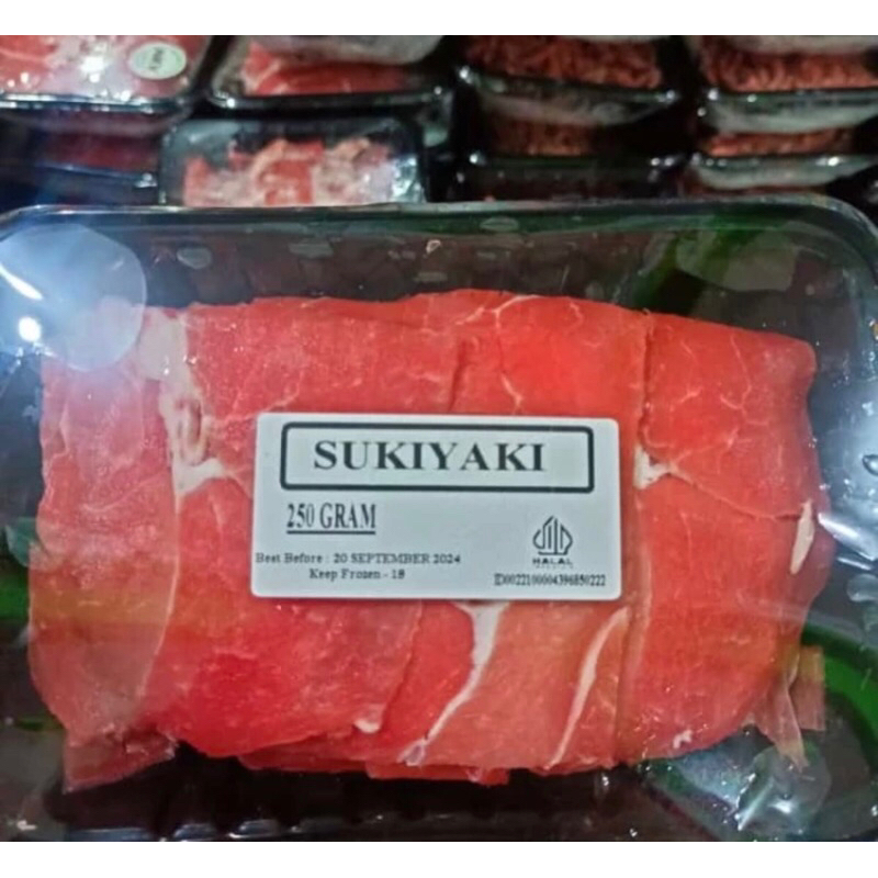 

DAGING SUKIYAKI 250 GRAM