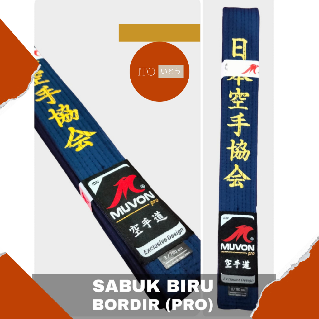 Sabuk Biru Muvon Pro Series | Termurah