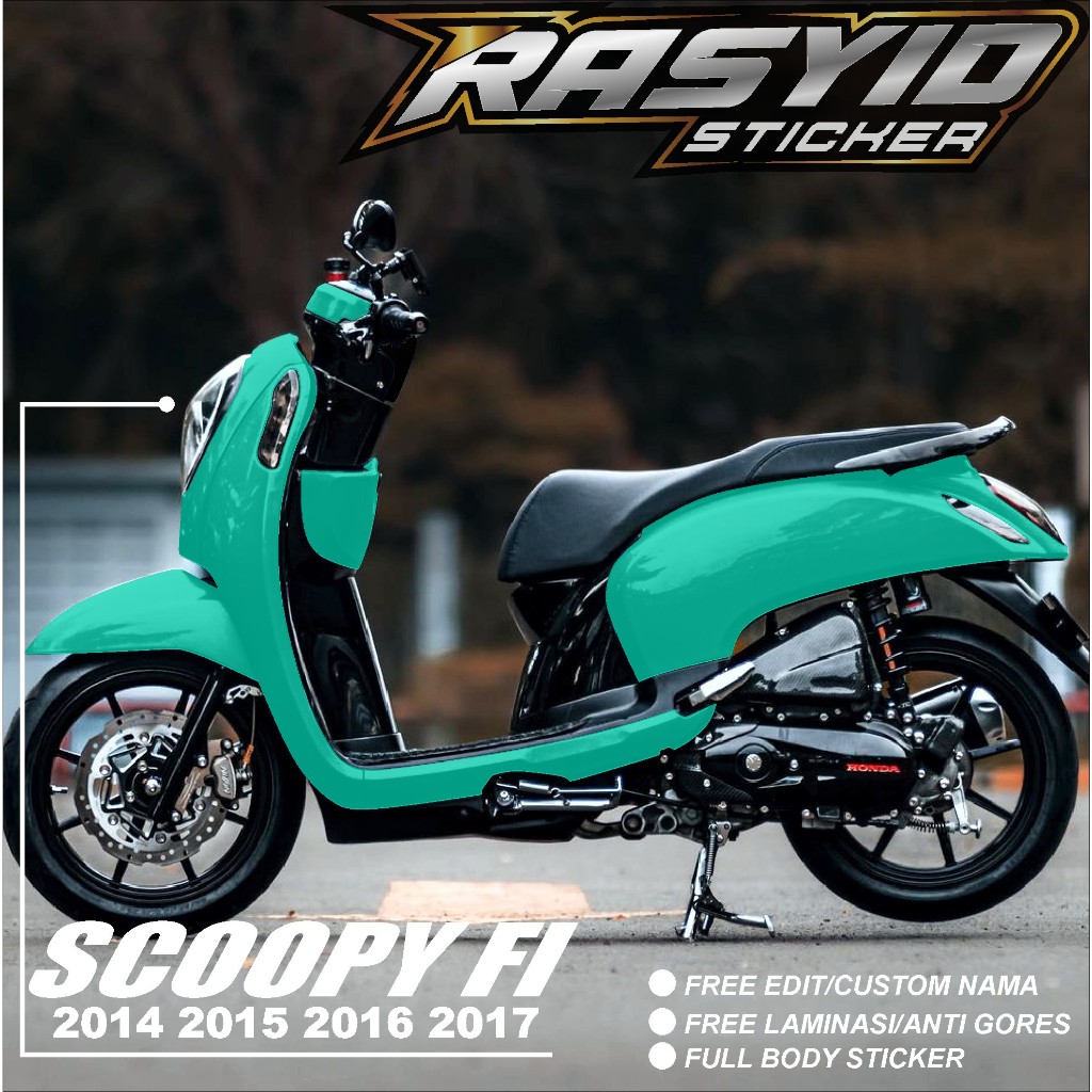 COD Sticker Decal Full body Motor Honda Scoopy FI Lama Tahun 2014 2015 2016 2017 Sticker Full Body S