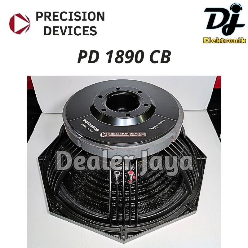 Speaker Komponen Precision Devices PD 1890 CB / PD 1890CB / PD1890 CB / PD1890CB - 18 inch