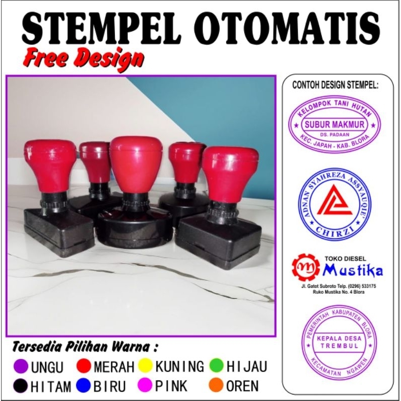 

Stempell flash atau otomatis standar