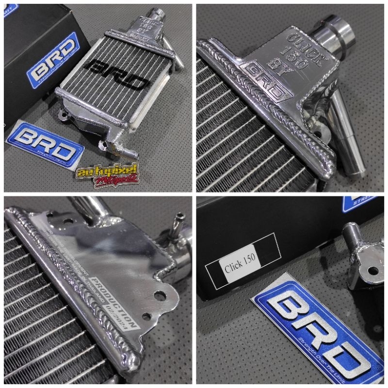 Radiator BRD Almunium Vario 150 Click 150 Radiator Almu BRD Original Thailand
