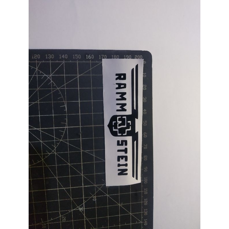 

cutting stiker rammstein