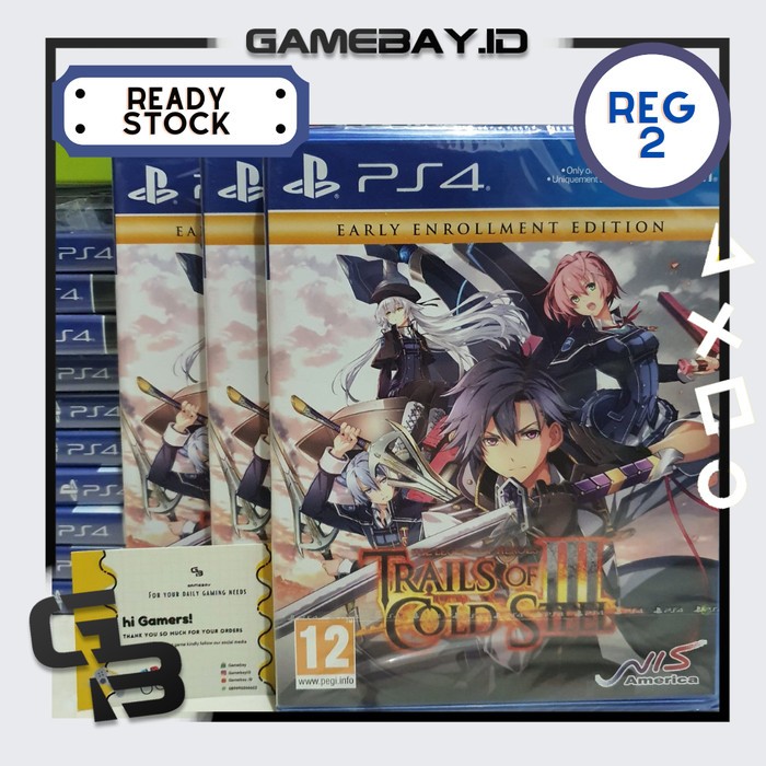 PS4 The Legend Of Heroes Trails Of Cold Steel III / 3 Enrollment Ed