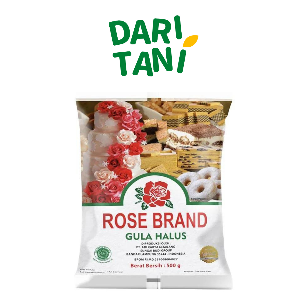 

DariTani Gula Halus Rosebrand 500 gr