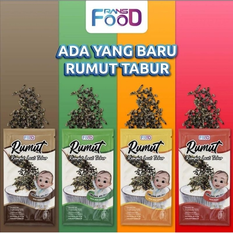 

Per Box (isi 12pc) Rans Rumut Tabur 8gr