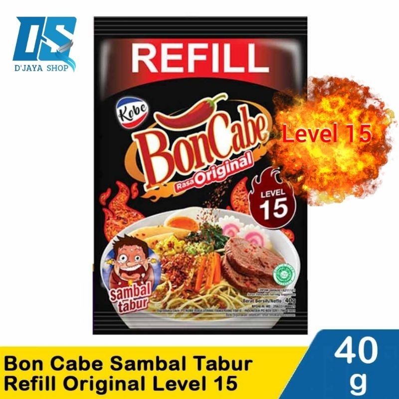 

Kobe BonCabe Sambal Tabur Refill Original Level 15