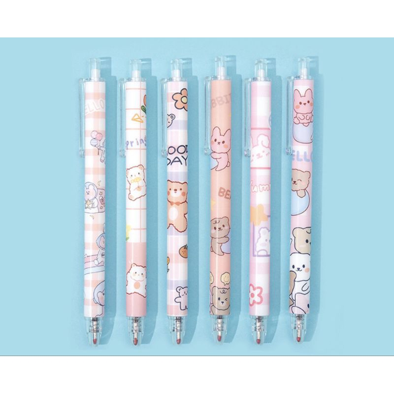 

Pulpen Gel Set Karakter Lucu Kartun 0.5mm Premium