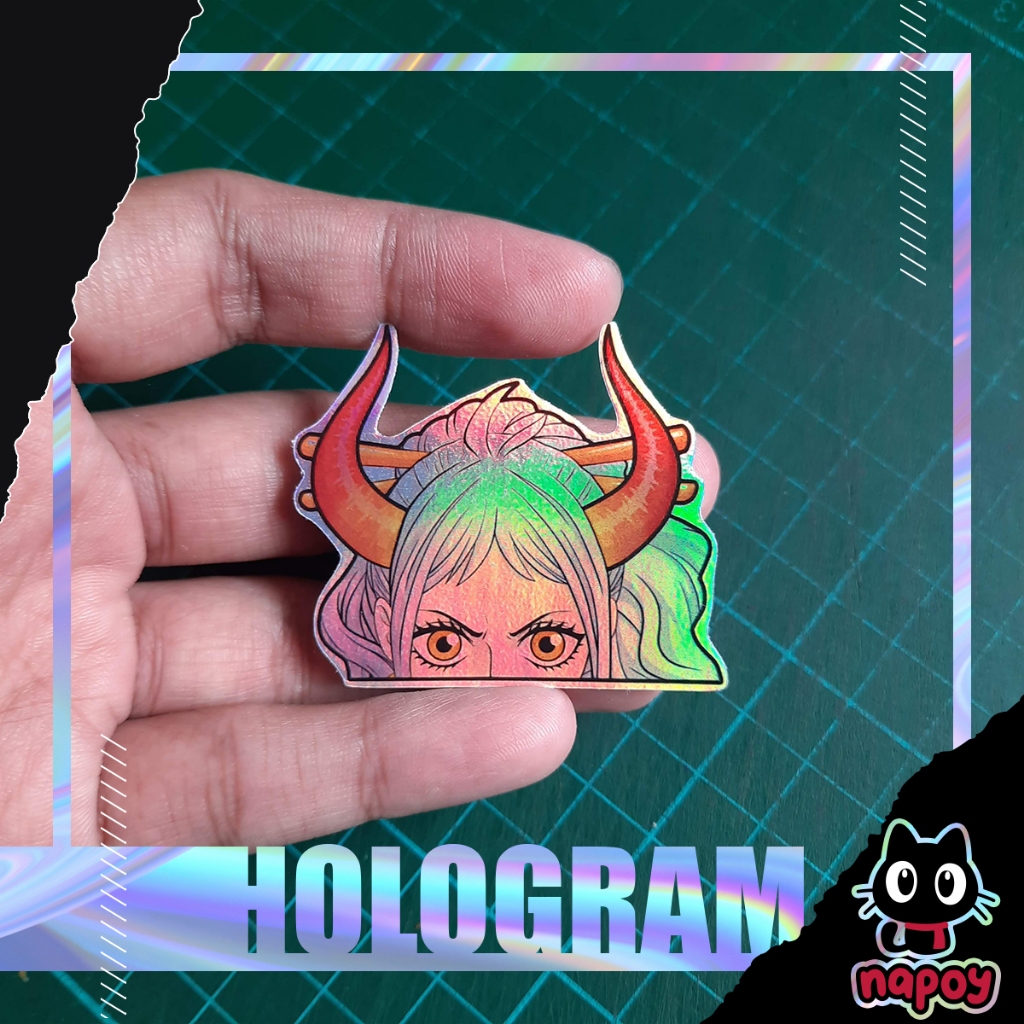 

Stiker Hologram Anime One Piece - Yamato