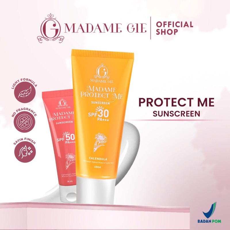 MADAME GIE SUNSCREEN & TINTED SUNSCREEN