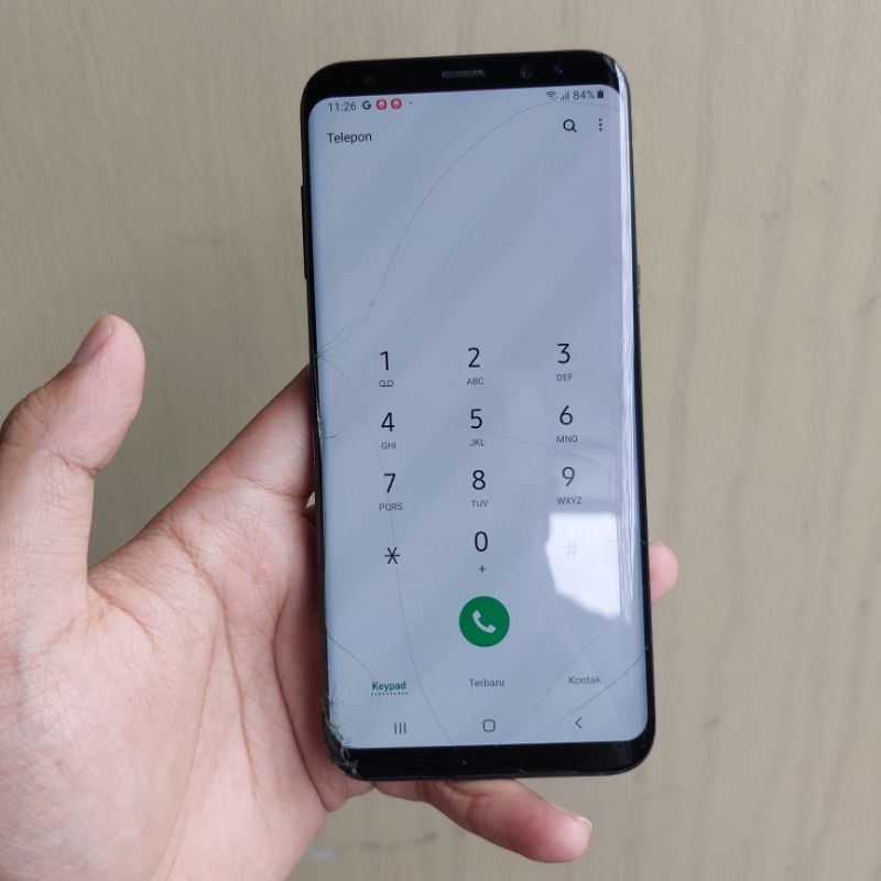 LCD S8 plus G955FD full frame + back glass original 100% copotan - baca deskripsi